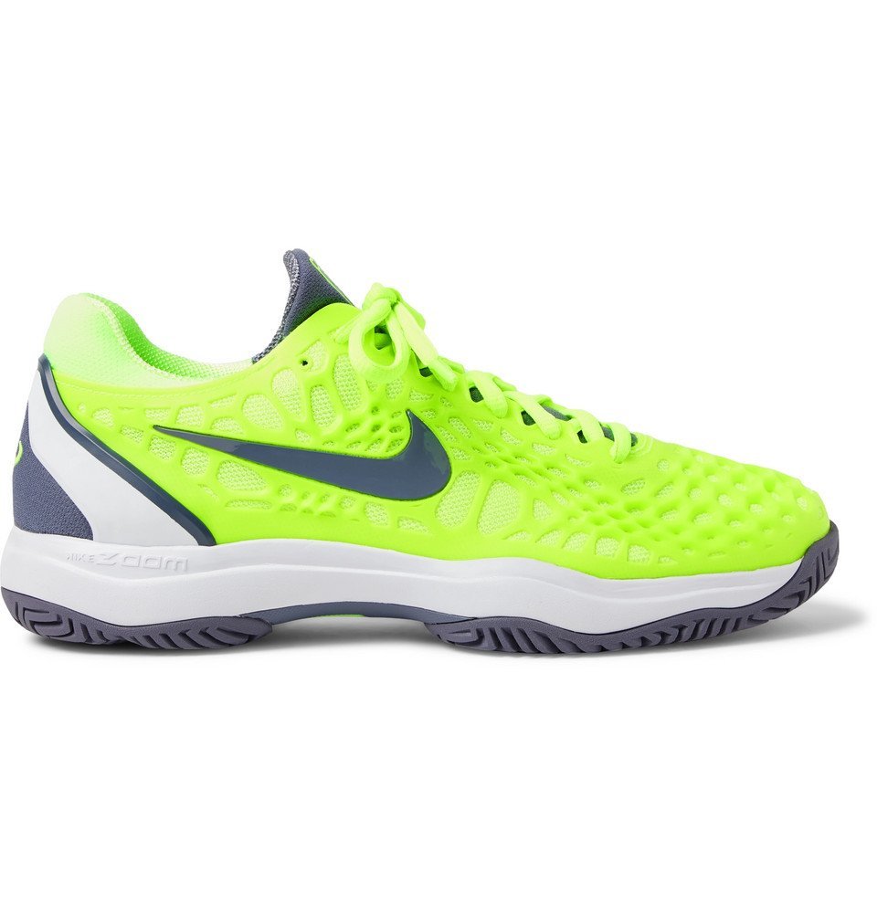 Nike Tennis - Air Zoom Cage 3 HC Rubber And Mesh Tennis Sneakers