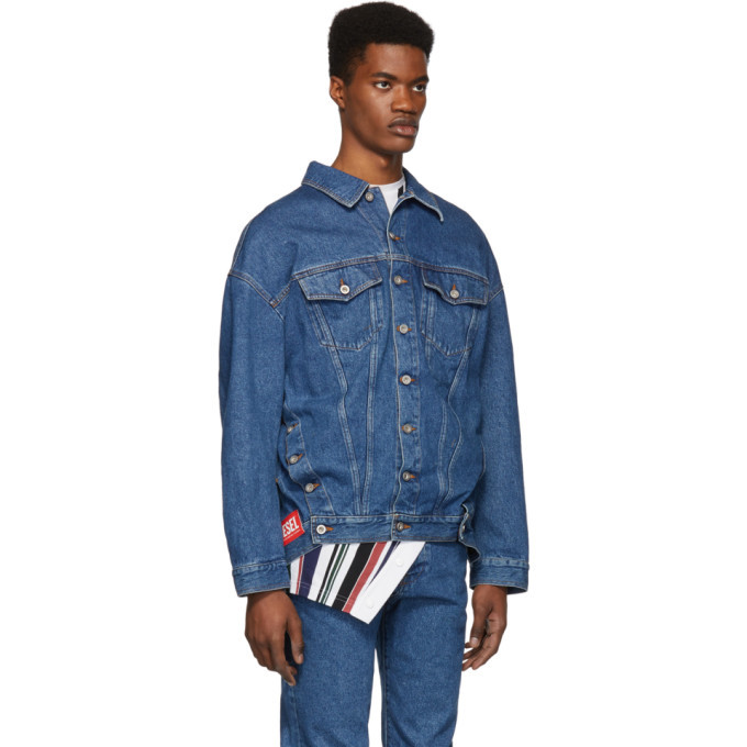 Diesel Red Tag Blue Glenn Martens Edition Denim Jacket Diesel