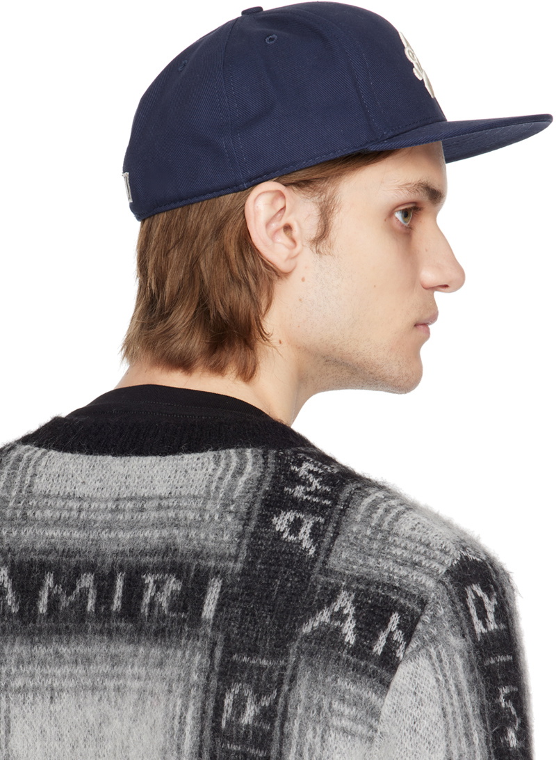 AMIRI Indigo 'Amiri 22' Fitted Cap Amiri