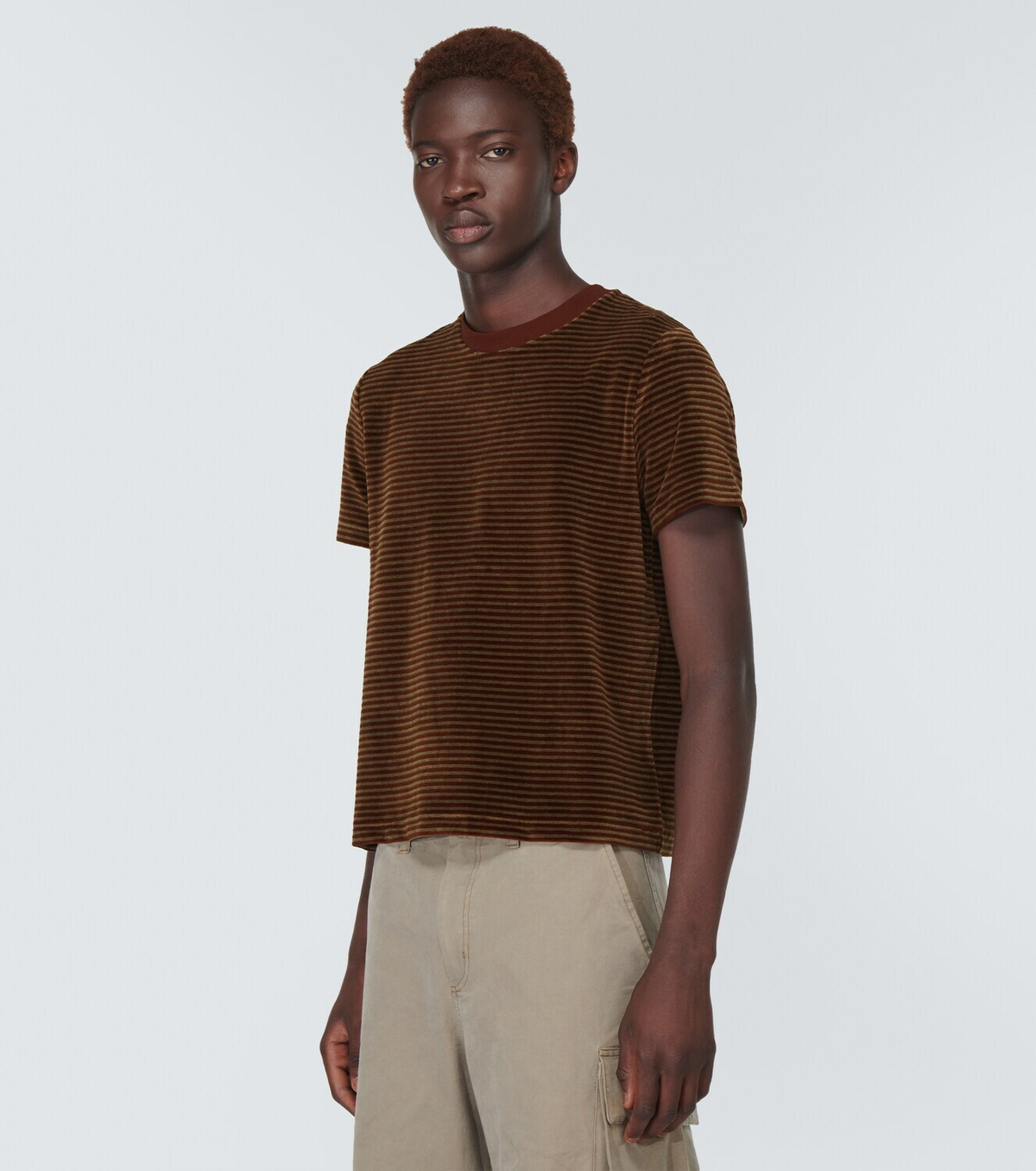 Our Legacy Hover cotton-blend velour T-shirt Our Legacy