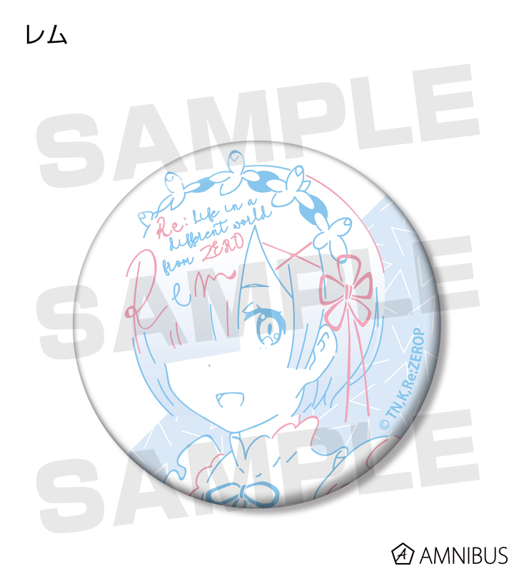 Re:ゼロから始める異世界生活 - トレーディング lette-graph 缶バッジ