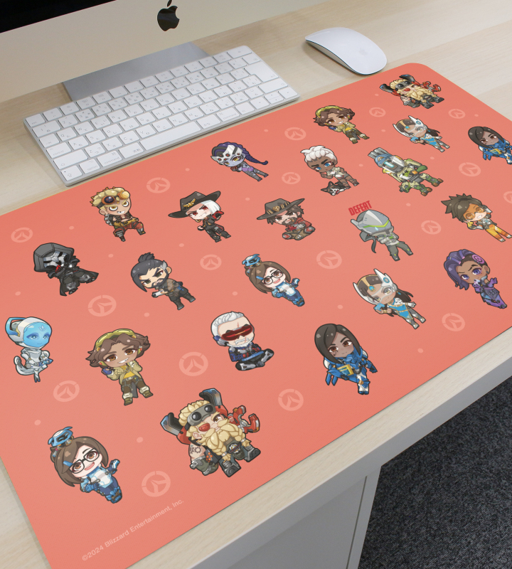 オーバーウォッチ 2 - ダメージ系ヒーロー ちびキャラ マルチデスク