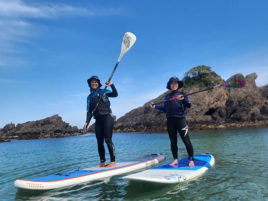 土日祝限定【伊勢志摩 市後浜の蒼い海で!!】水上散歩♪スタンドアップ