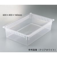 サカセ化学工業 プラスチックバスケット 透明 PB34-10 1箱(2枚入) 01