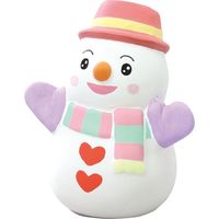 アーテック おえかき陶器貯金箱（ゆきだるま） 工作 55894 3個（直送品