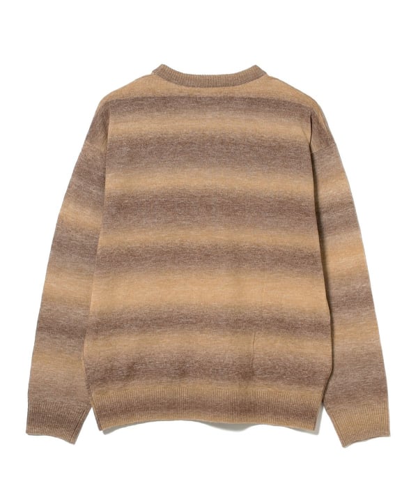 BEAMS（ビームス）【タイムセール】フェード ボーダー クルーネック