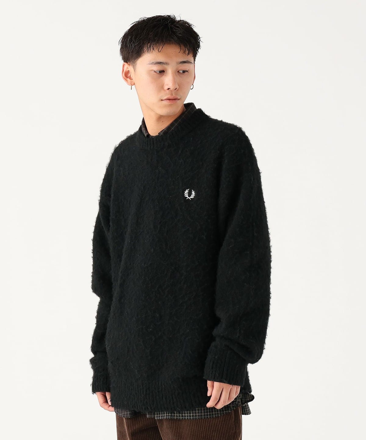 BEAMS（ビームス）【別注】FRED PERRY / フラッフィー クルーネック