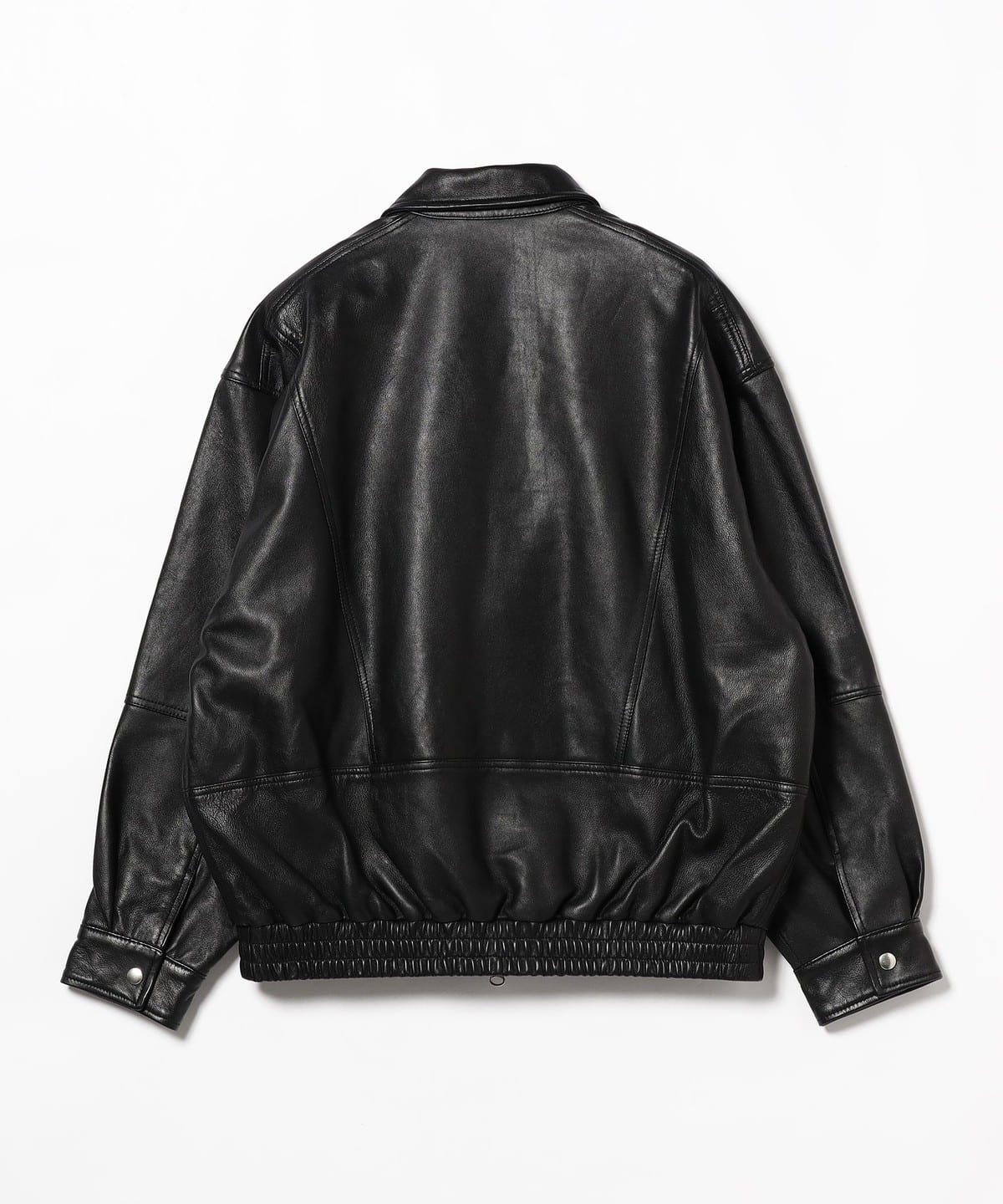 BEAMS Wide BEAMS 4-Pocket Leather Blouson (Blouson Leather Blouson