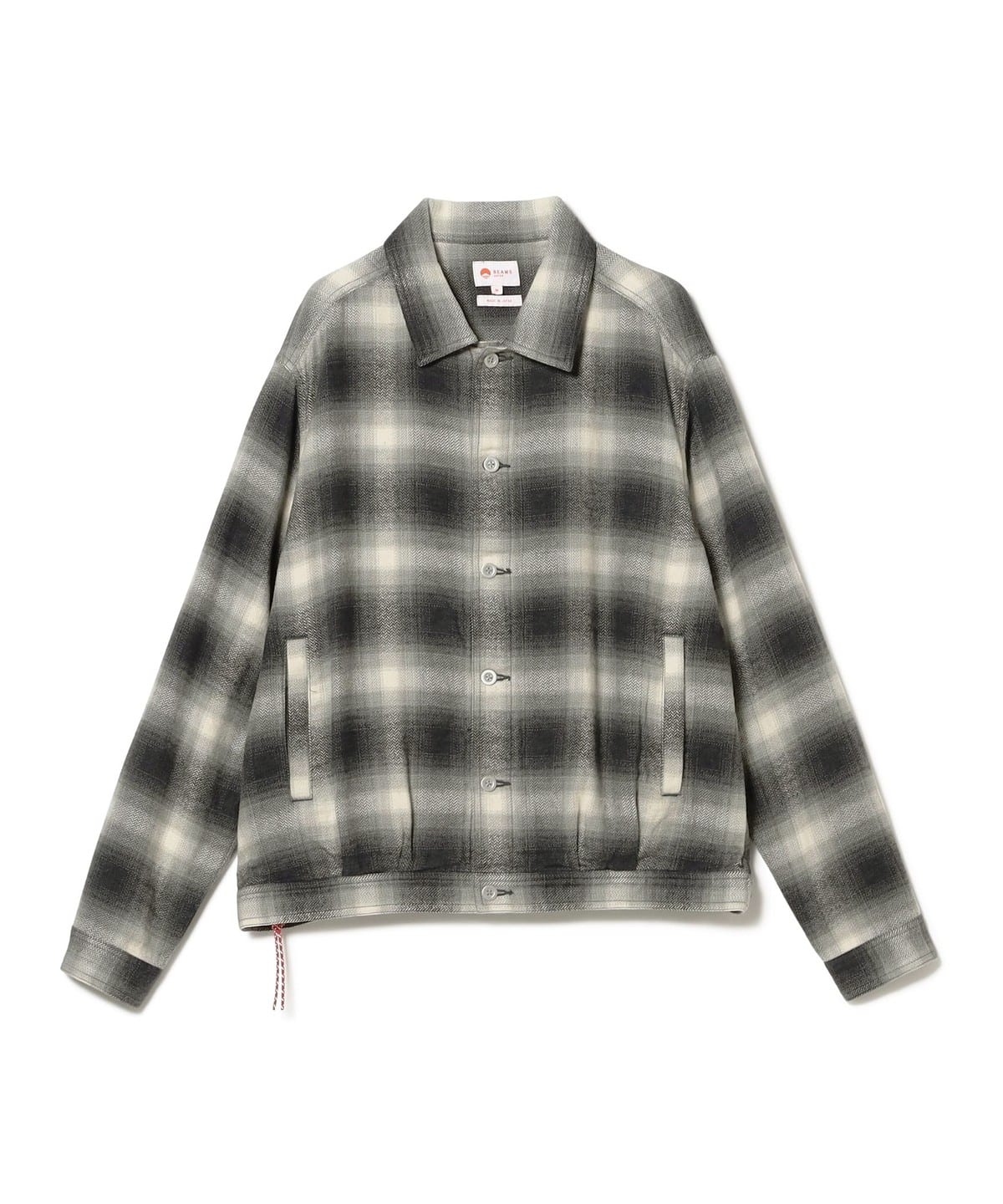BEAMS JAPAN（ビームス ジャパン）オンブレチェック ブルゾン
