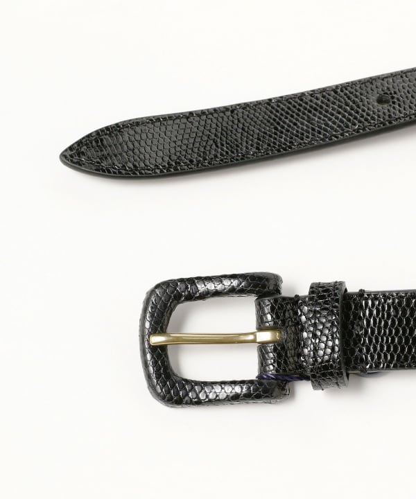 BEAMS F（ビームスF）Anderson's / リアルリザードレザー ラップド