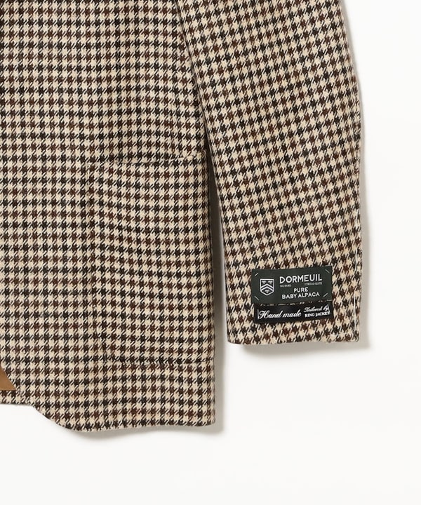 BEAMS F（ビームスF）HANDMADE DORMEUIL アルパカ ガンクラブチェック