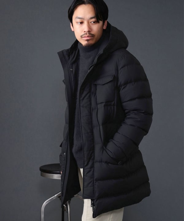 BEAMS F（ビームスF）【別注】HERNO / 4ポケット フーデッド ダウン