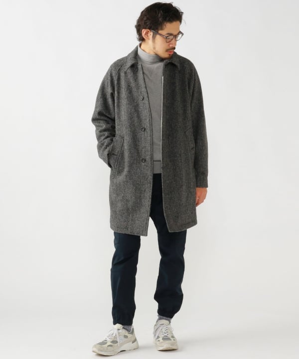 BEAMS PLUS（ビームス プラス）Bal Collar Coat Harris Tweed（コート