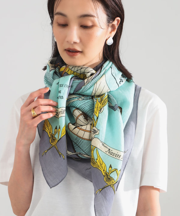 manipuri マニプリ スカーフ 新品 未使用 タグ付き マニプリ シルク