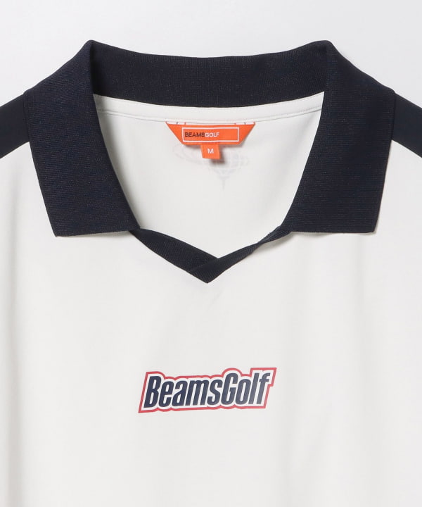 BEAMS GOLF（ビームス ゴルフ）ORANGE LABEL / 襟付き Vネック プル
