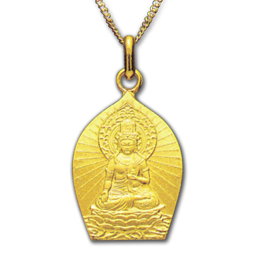 18金製お守り本尊ペンダント 虚空蔵菩薩 | 仏壇・仏具 滝田商店