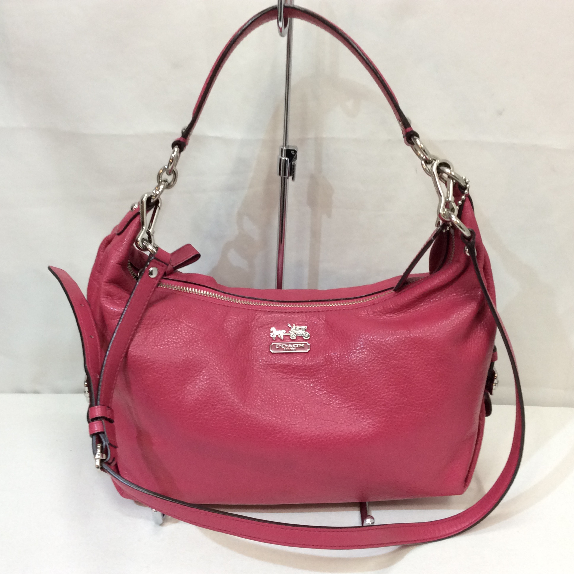 未使用級✨コーチ モリートート ショルダーバッグ 2way 3室 レザー