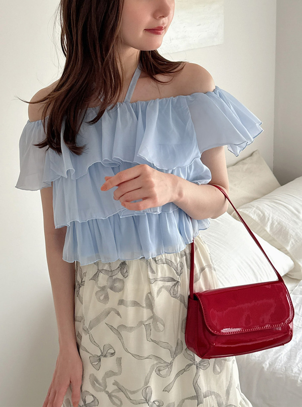 ティアードフリルオフショルダーブラウス[an1777] | レディース