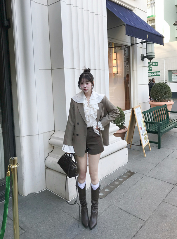 タックハイウエストショートパンツ[at1744] | レディースファッション