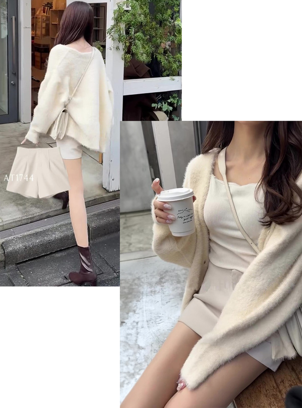 タックハイウエストショートパンツ[at1744] | レディースファッション