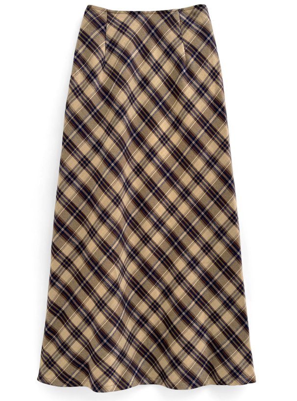 バイアスチェック柄タイトスカート[gn340] | レディースファッション