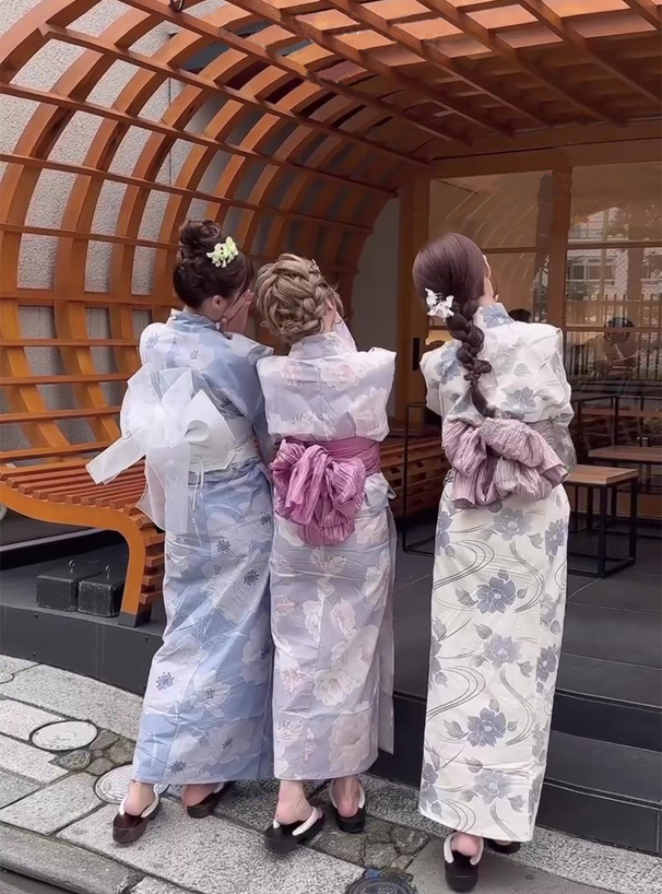 花柄浴衣セット[gi1412] | レディースファッション通販のグレイル(GRL