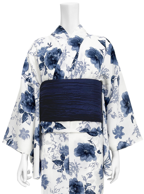 水彩花柄浴衣セット[gi1519] | レディースファッション通販のグレイル