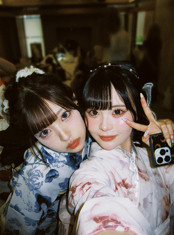 水彩花柄浴衣セット[gi1519] | レディースファッション通販のグレイル