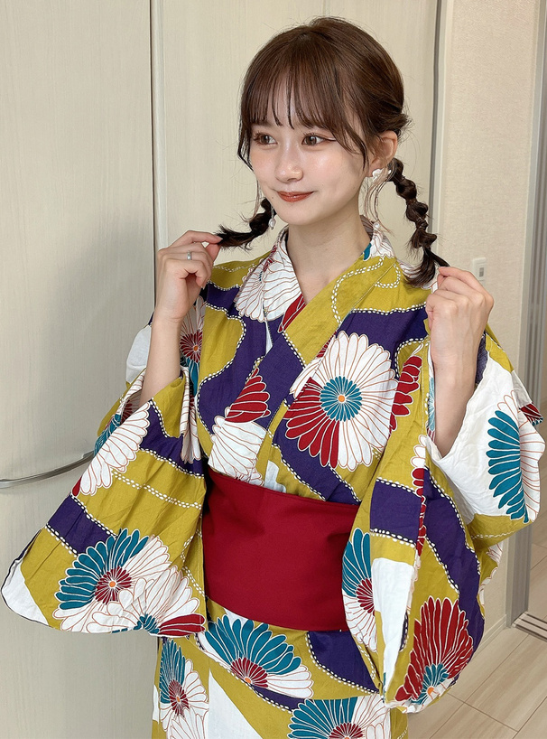 古典菊浴衣セット[gi1117] | レディースファッション通販のグレイル