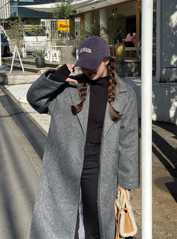 ✨希少✨ TED BAKER ロングチェスターコート 黒 マルチカラー 総柄