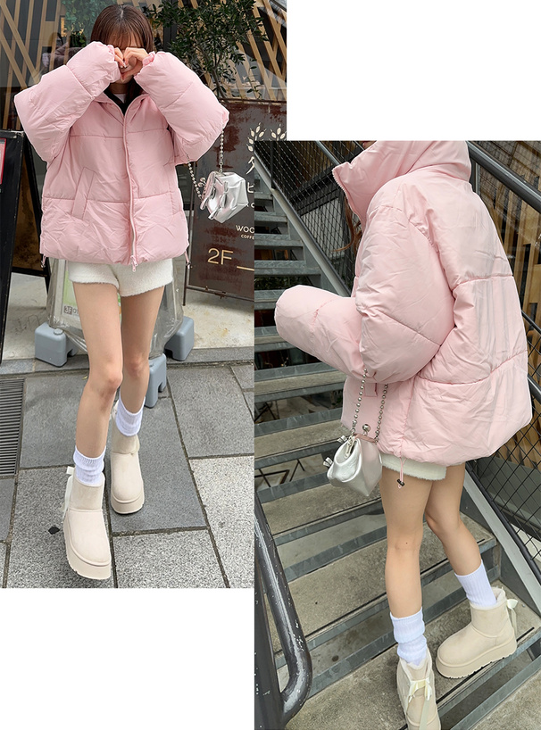 中綿ボリュームダウンジャケット[fo1016] | レディースファッション