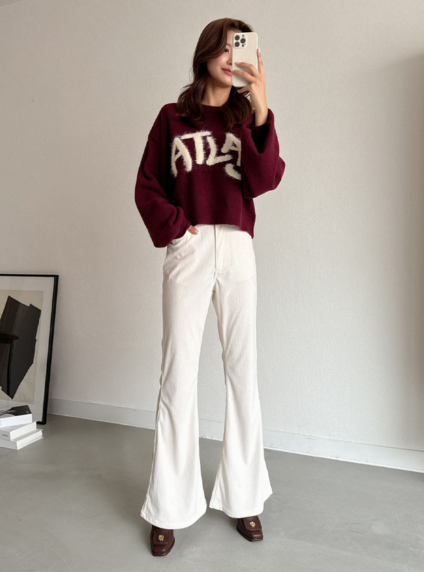 No.868 FILA オシャレGLAYのコーデュロイフレア☆XL☆GLAY☆ No.868 FILA