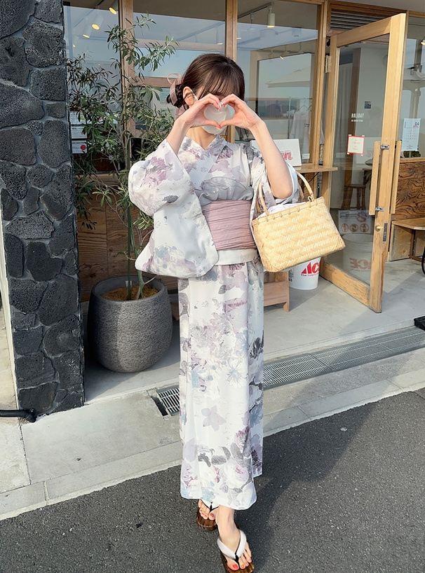 3点セット2Way花柄セパレート浴衣[fy016] | レディースファッション