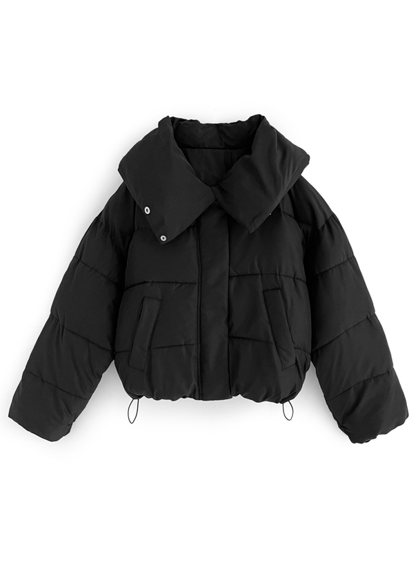 ビッグカラー中綿ダウンジャケット[kd64] | レディースファッション