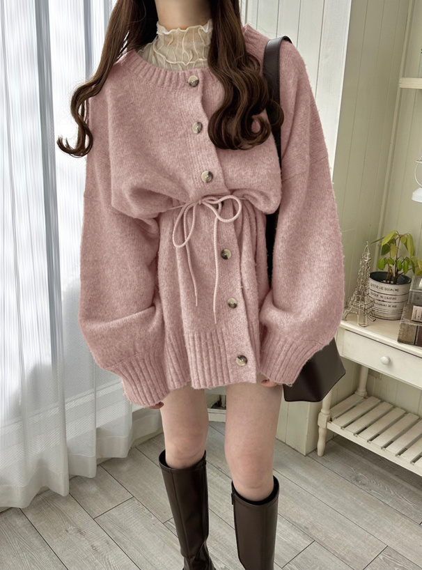 カールヘルム ジャガードニット袖 コート M ビンテージ カールヘルム