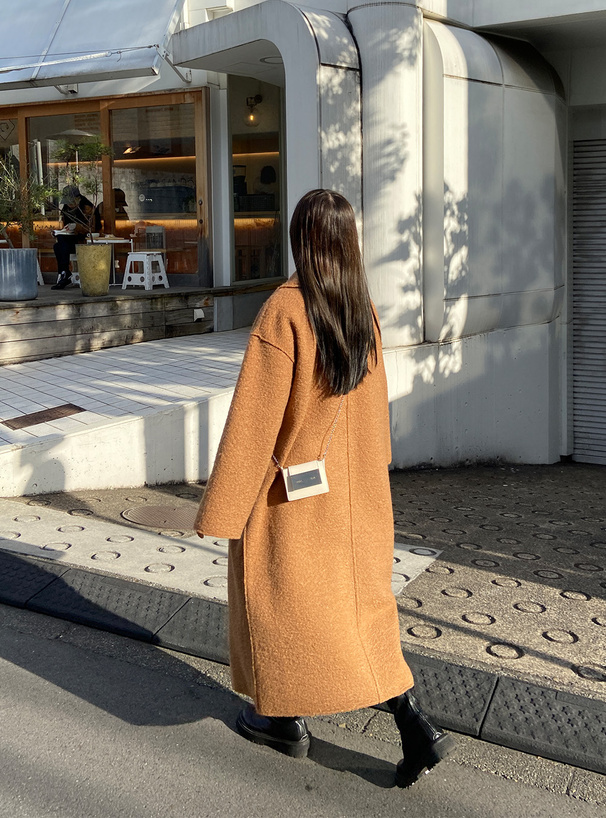 リングフェイクウールダブルチェスターコート[on172] | レディース