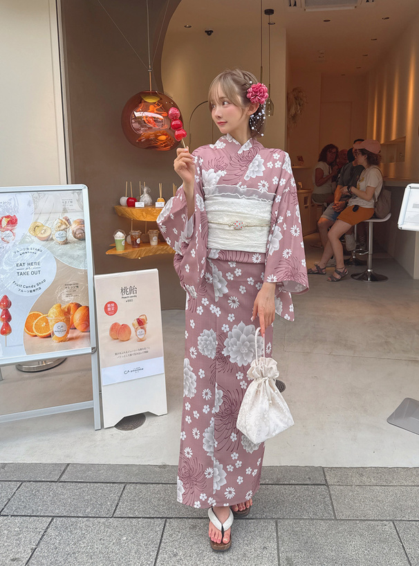 浴衣ドット柄トンボ玉飾り帯紐[tu526] | レディースファッション通販の