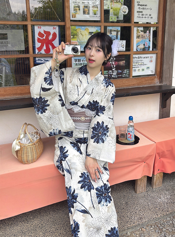 ガーベラ浴衣セット[tu1495] | レディースファッション通販のグレイル