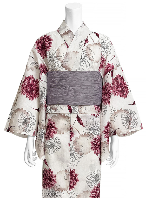 ダリア柄浴衣セット[tu1496] | レディースファッション通販のグレイル