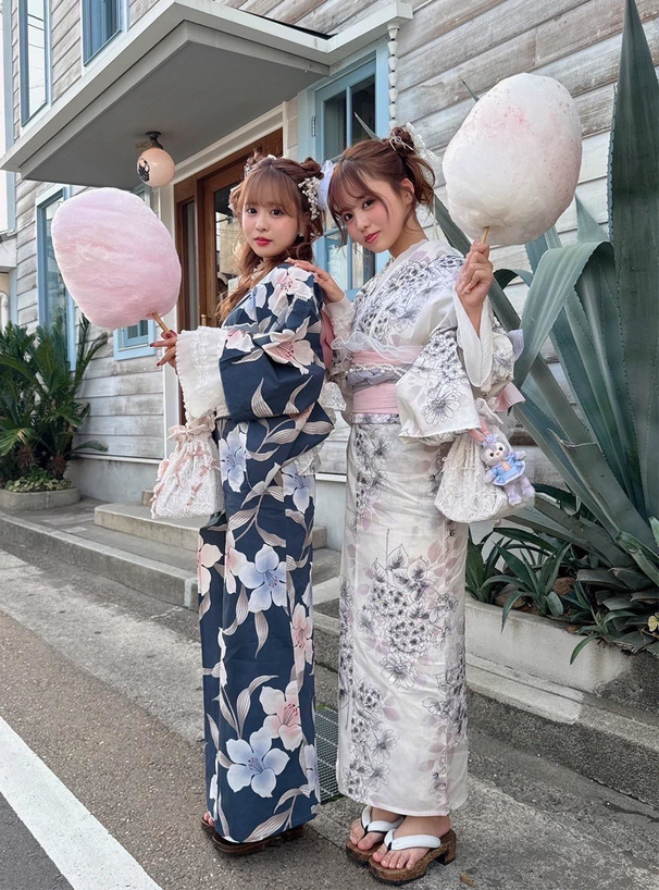 紫陽花浴衣セット[tu1008] | レディースファッション通販のグレイル