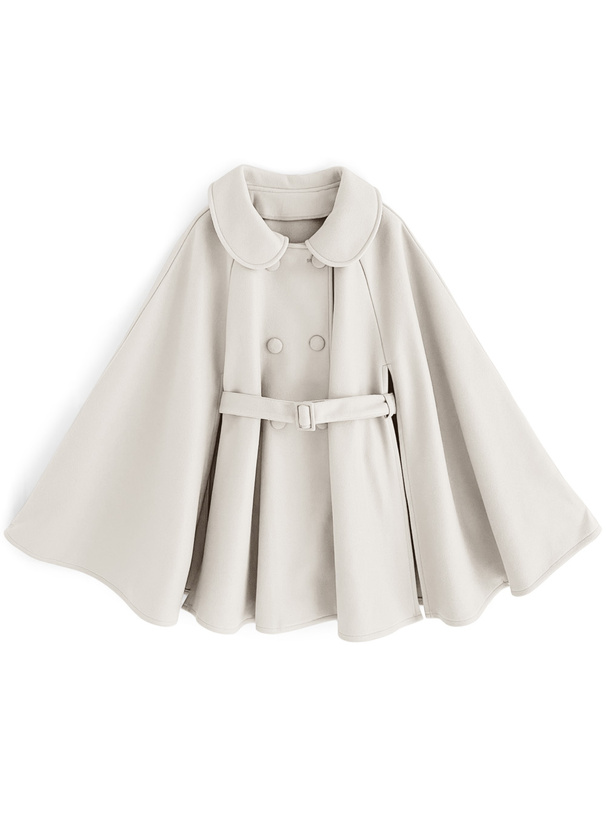 ベルト付きケープコート[ze762] | レディースファッション通販の