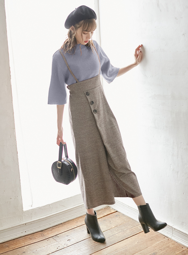 クロップドニットトップス[ze369] | レディースファッション通販の