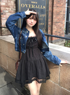 ショート丈デニムジャケット[cu348] | レディースファッション通販の