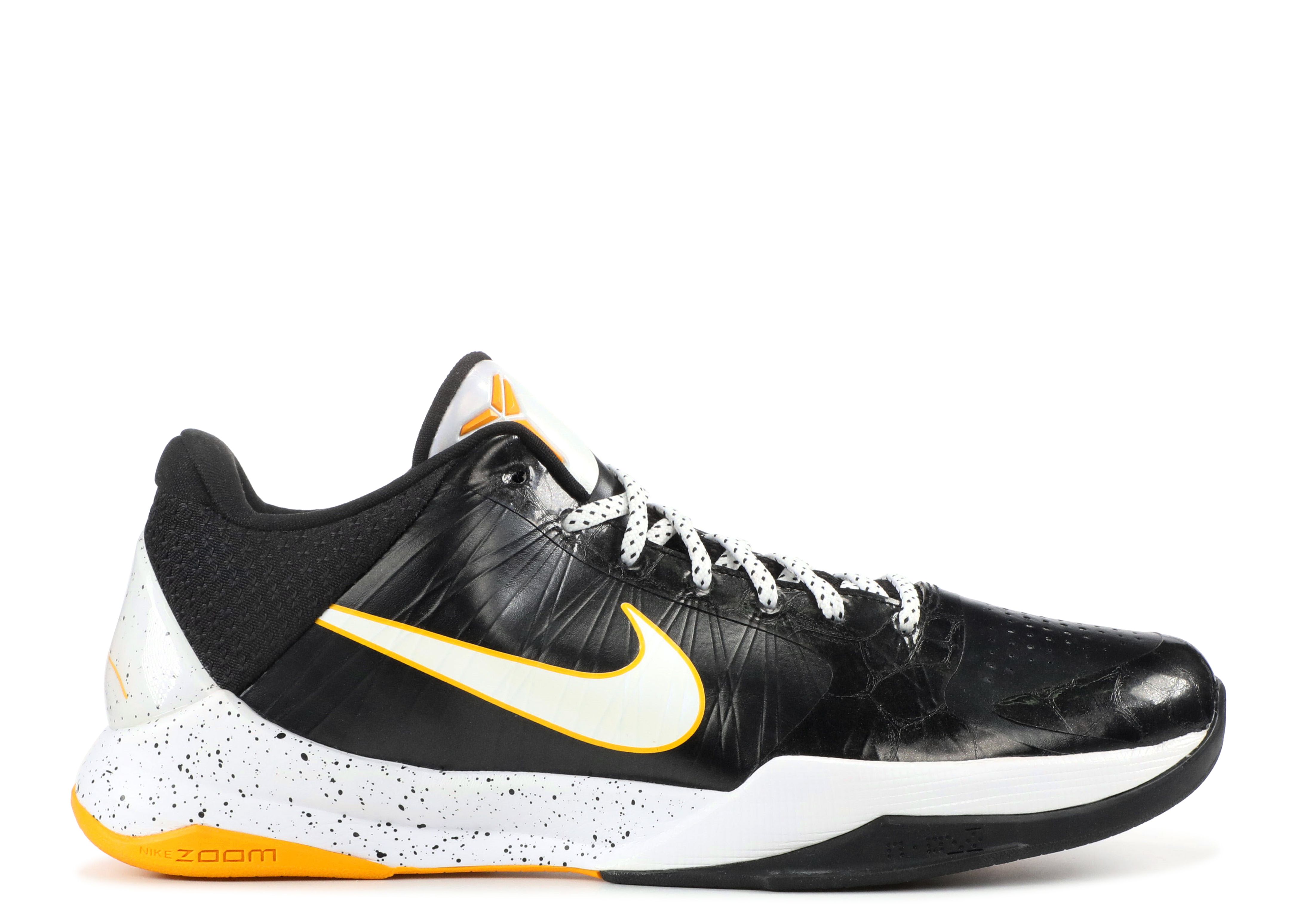 Zoom Kobe 5 'Del Sol' - Nike - 386429 002 - black/white-del sol