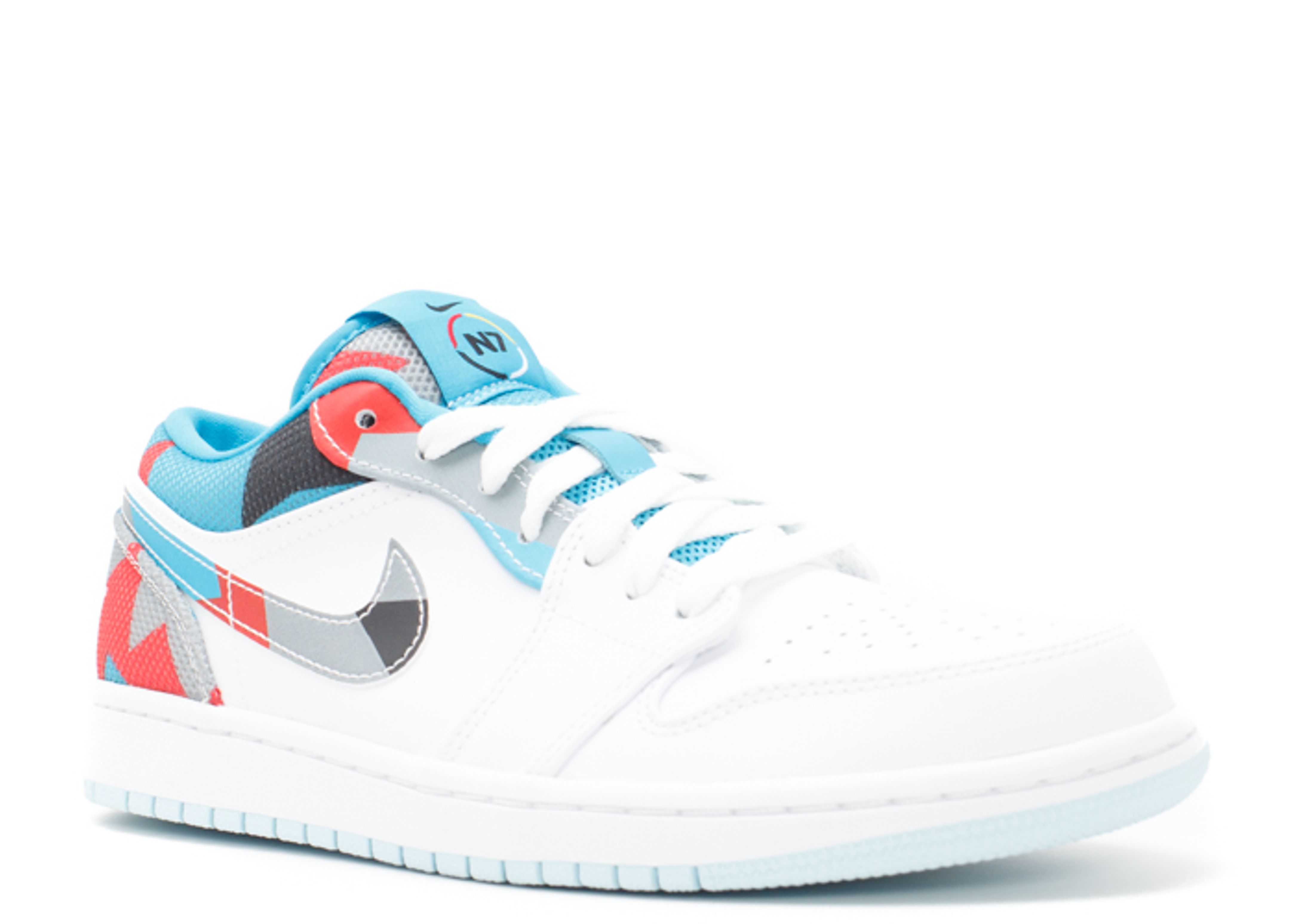 Jordan 1 Retro Low 'N7' - Air Jordan - 744805 100 - white/dark