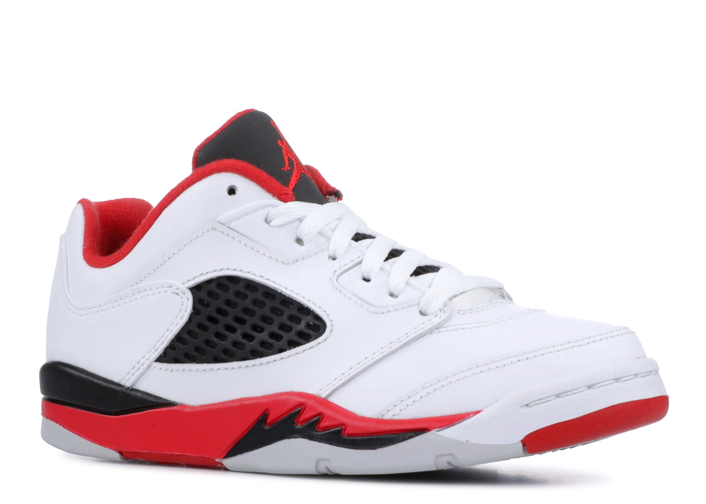 Jordan 5 Retro Low PS 'Fire Red' - Air Jordan - 314339 101 - white