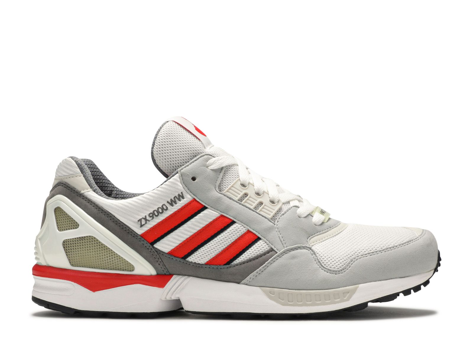 ZX 9000 'Wood Wood' - Adidas - 361055 - wht/poppy/iron | Flight Club