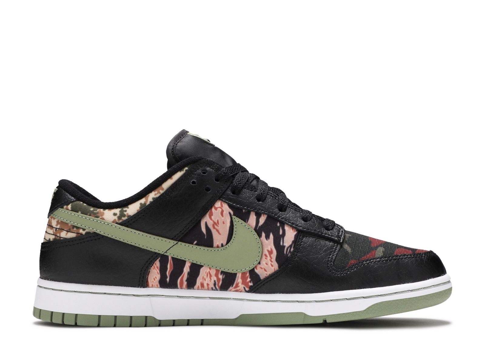 Dunk Low SE 'Black Multi Camo' - Nike - DH0957 001 - black/oil