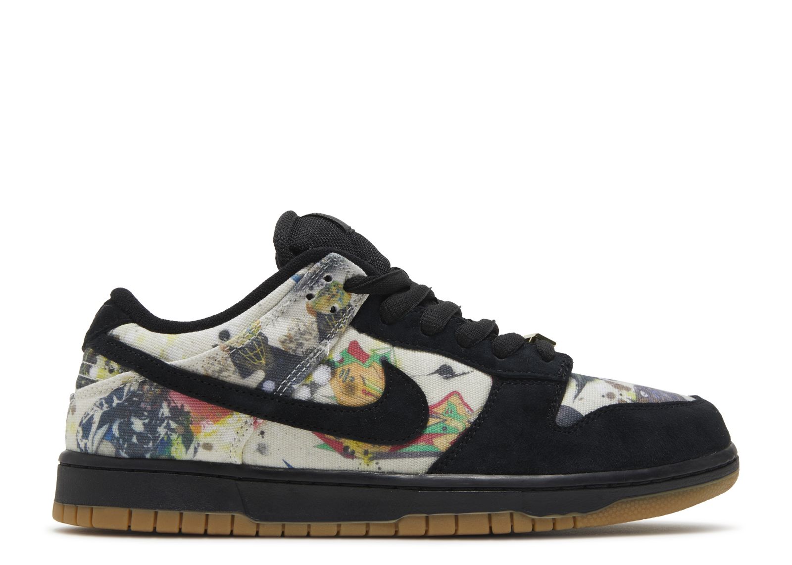 Supreme X Dunk Low SB 'Rammellzee' - Nike - FD8778 001 - black