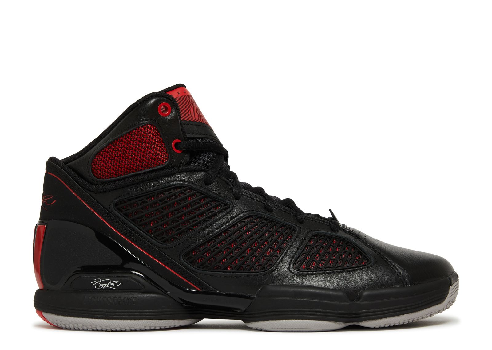 Adizero Rose 1.5 Restomod 'Black Vivid Red' - Adidas - GY6488